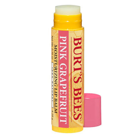 Burt's Bees pink grapefruit pack of eight neatly arranged for value and multi-room use