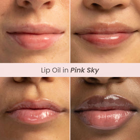 Burt's Bees lifestyle shot of lips wearing Pink Sky for hydrated look