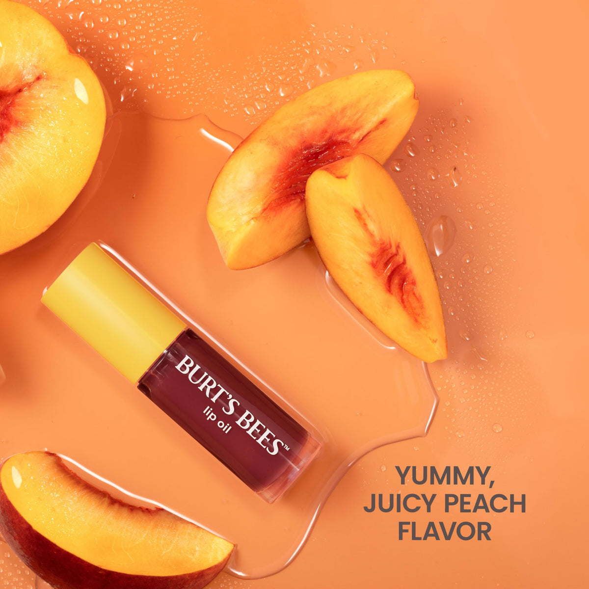 Burt's Bees in a handbag lifestyle shot for on-the-go moisturizing benefit