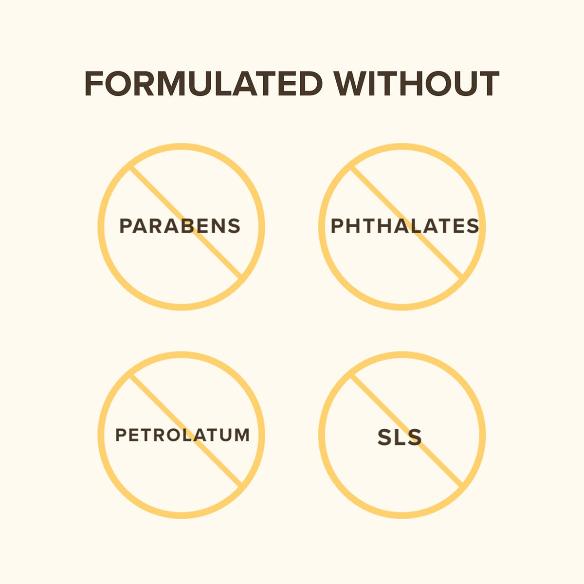 Burt's Bees four-pack layout illustrating value and supply