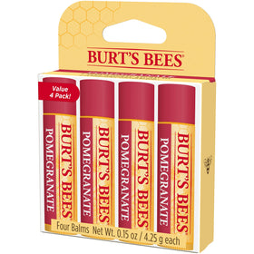 Burt's Bees tube tucked in pocket emphasizing travel-ready care