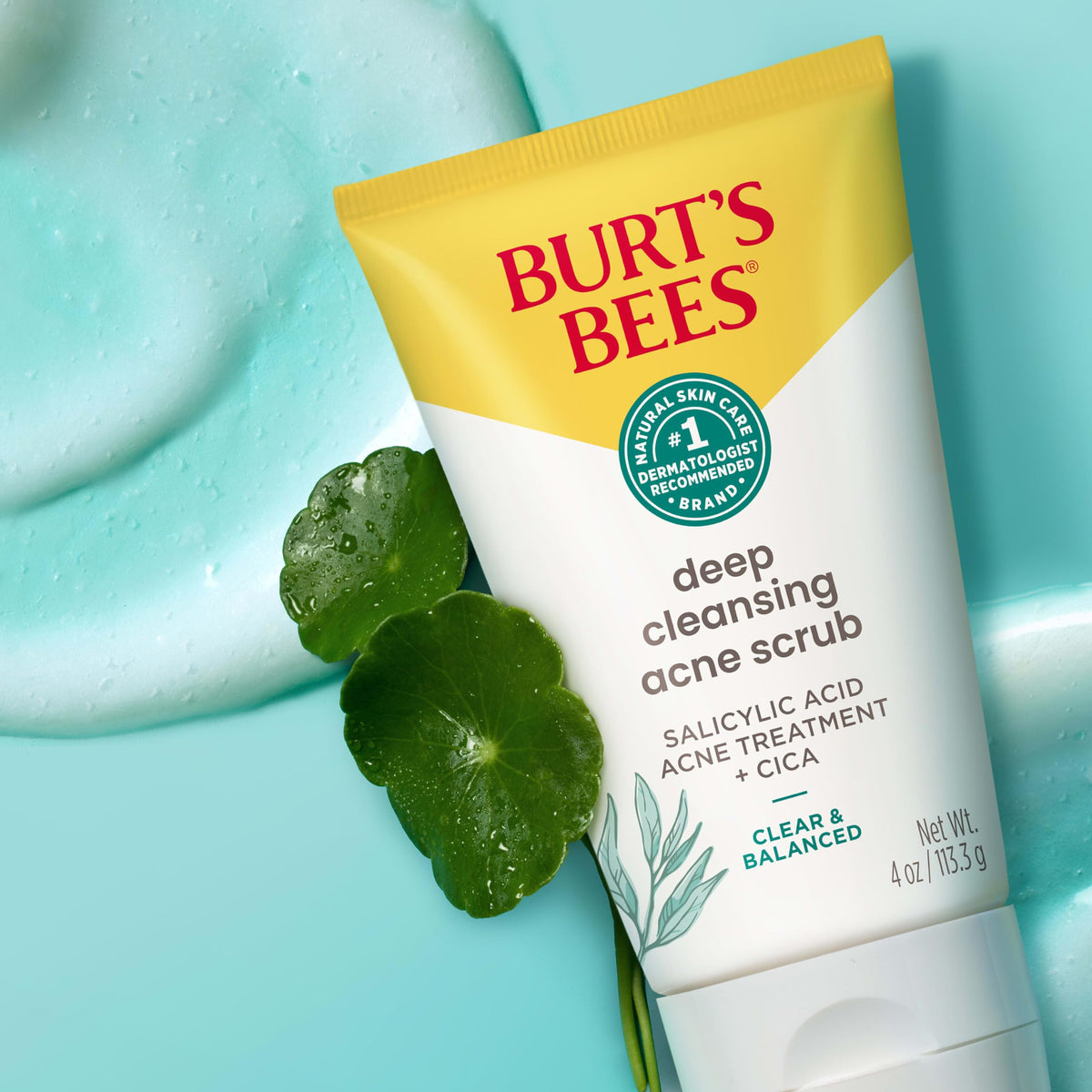 Burt's Bees packaging with Leaping Bunny badge showing cruelty-free certification
