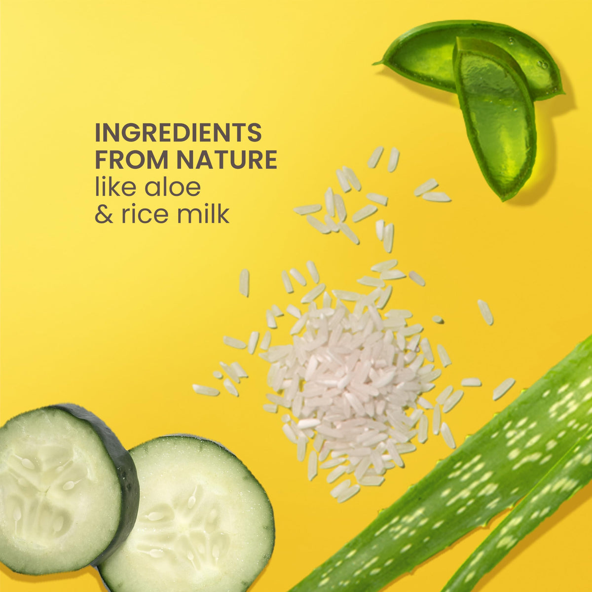 Burt's Bees refreshing sheet mask pouch showing cucumber extract moisturization