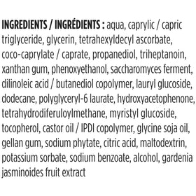 Burt's Bees bottle label detail focused on natural-origin and clean formula benefit