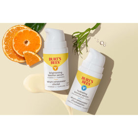 Burt's Bees serum blended into moisturizer showing customizable use benefit