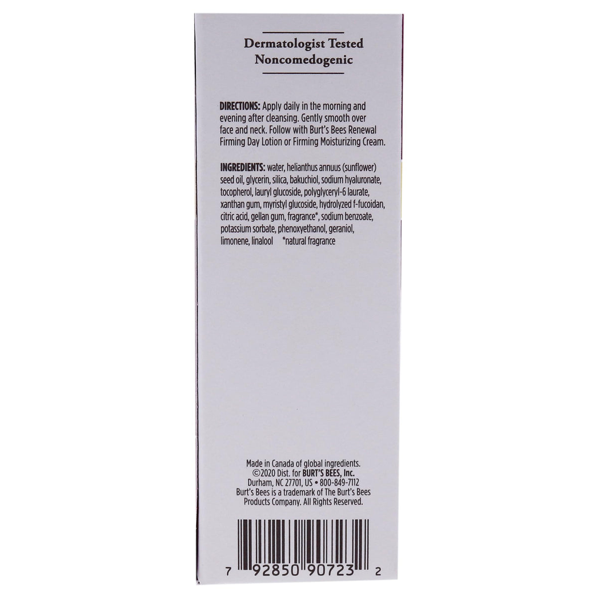 Burt's Bees serum pictured with complementary skincare products for regimen layering