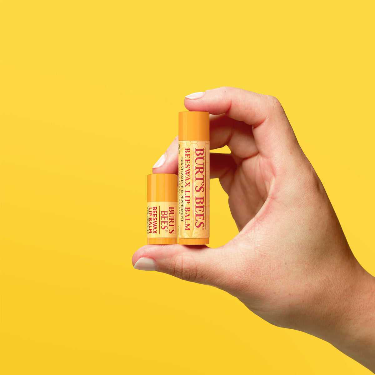 Burt's Bees shade swatches on different skin tones demonstrating subtle tint benefits