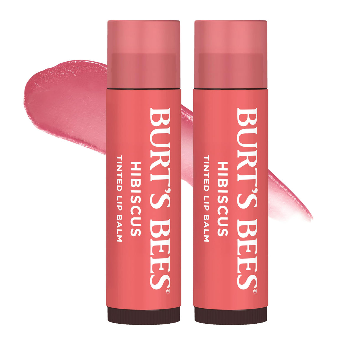 Burt's Bees front packaging showing 2‑pack and shade information for easy purchase