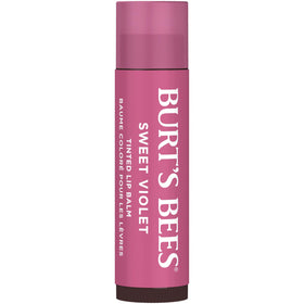 Burt's Bees open tube showing balm texture and smooth glide benefit