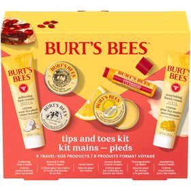 Burt's Bees kit front packaging displayed, shows contents and gift-ready design