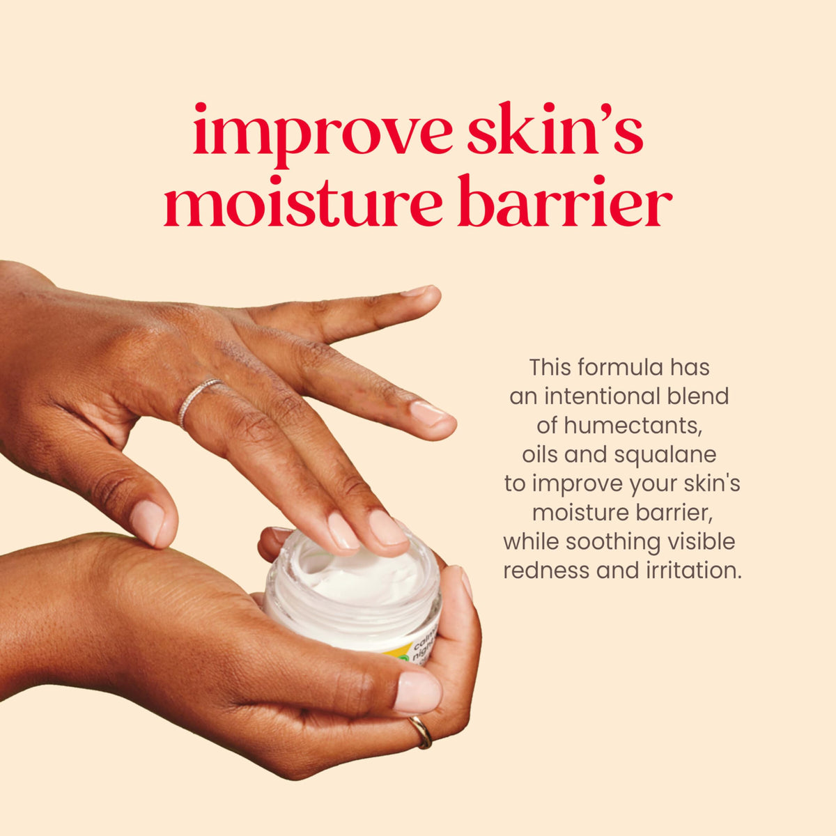 Burt's Bees open tub with spoon demonstrating easy scoop benefit