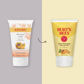 Burt's Bees tube cap and label close-up highlighting natural formula