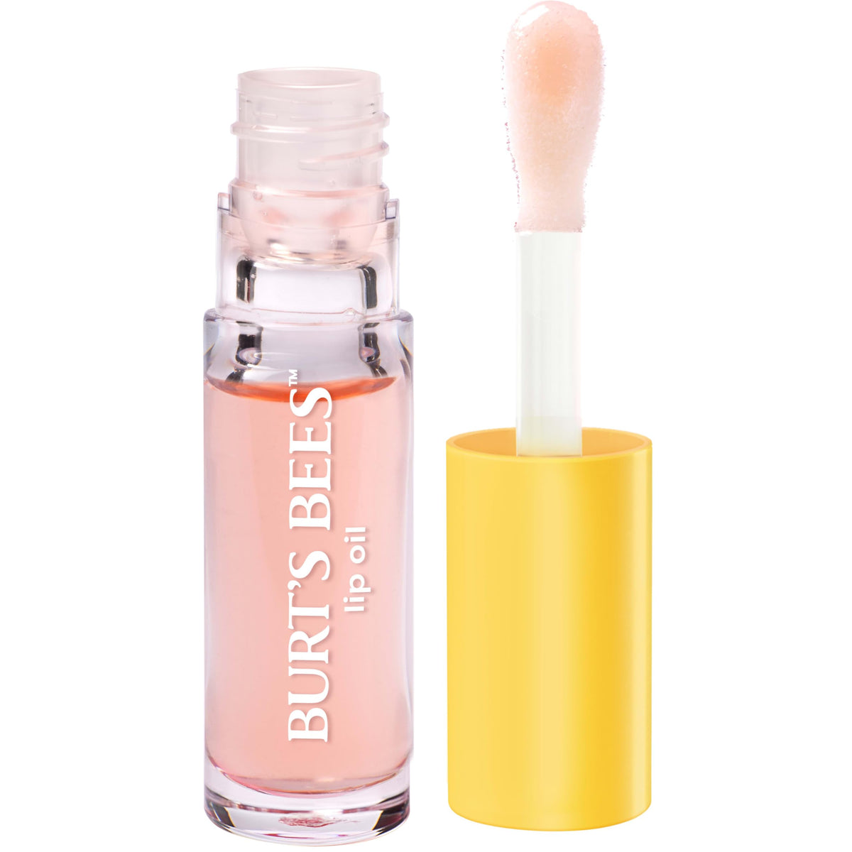 Burt's Bees wand applicator with plush tip delivering precise, non-sticky coverage