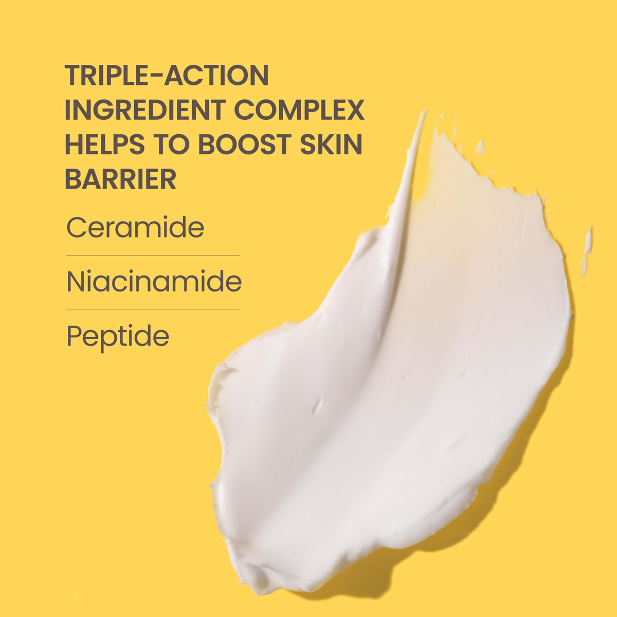 Burt's Bees being spread on forearm demonstrating smooth hydration benefit