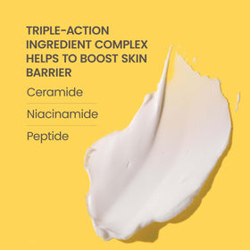 Burt's Bees being spread on forearm demonstrating smooth hydration benefit