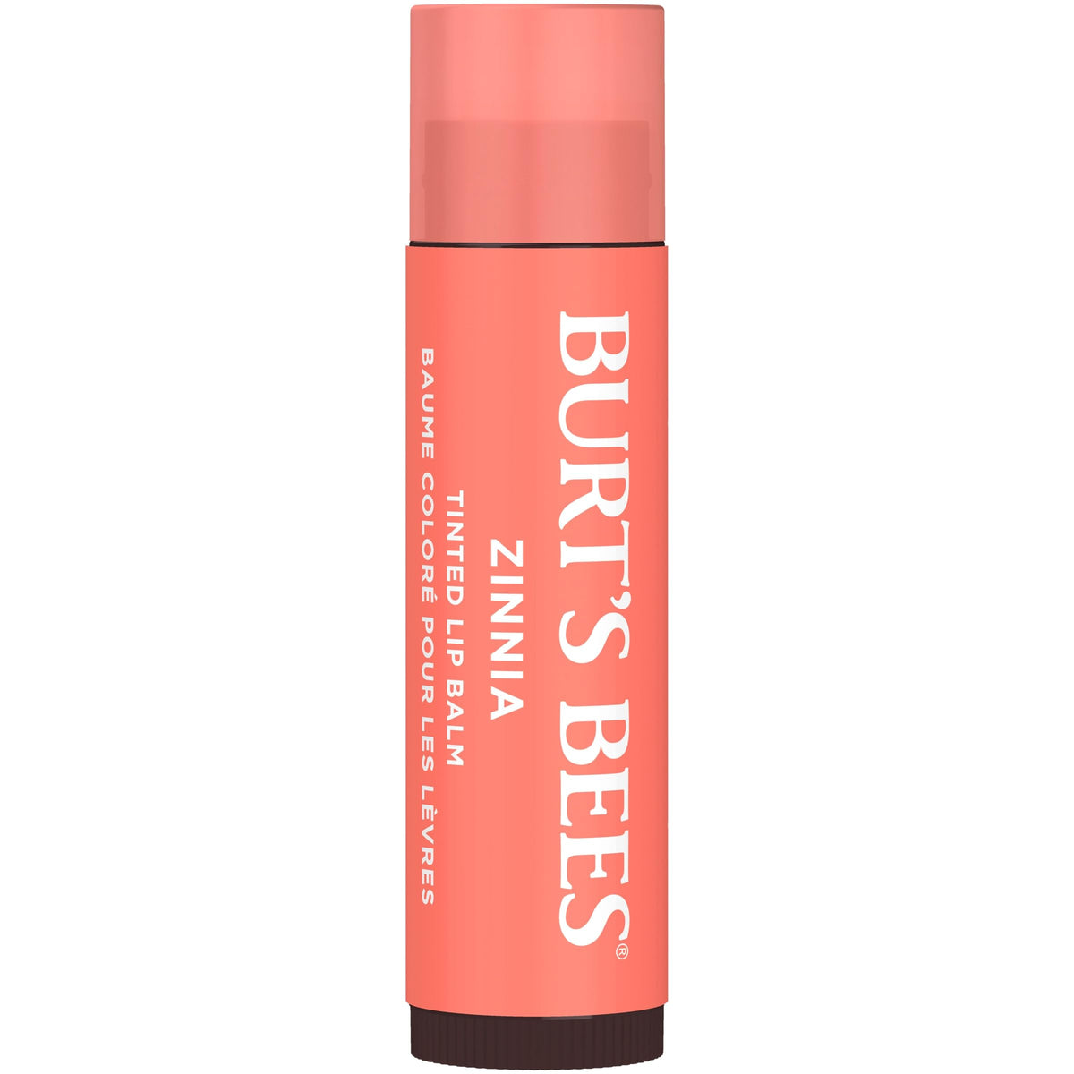 Burt's Bees open tube showing smooth balm texture for easy glide