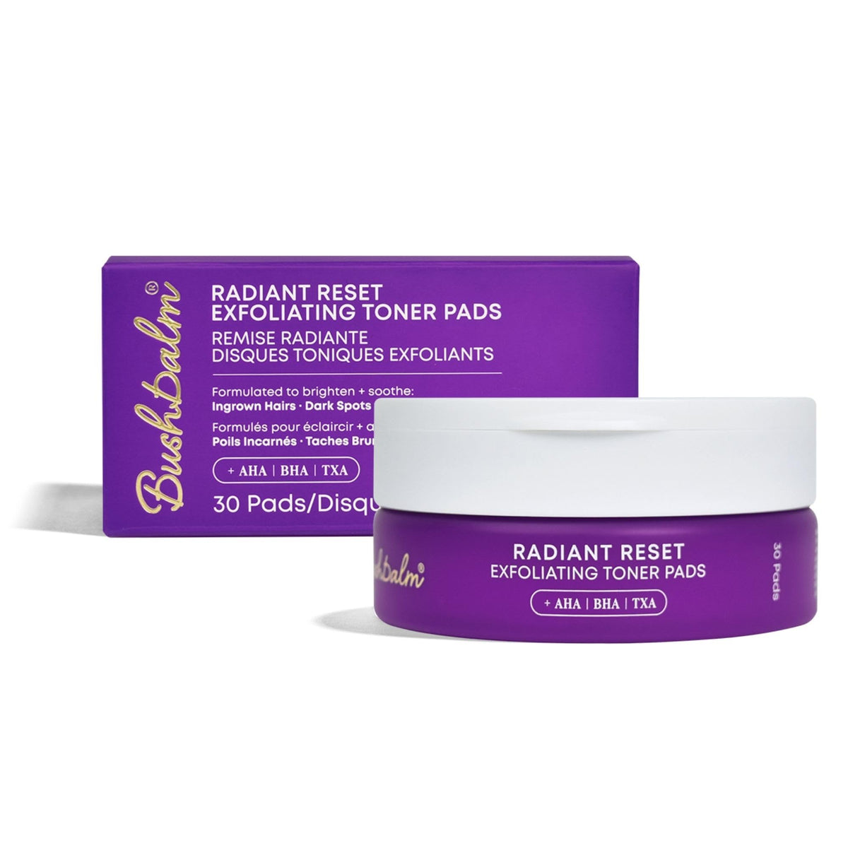 Bushbalm front packaging showing product and benefits