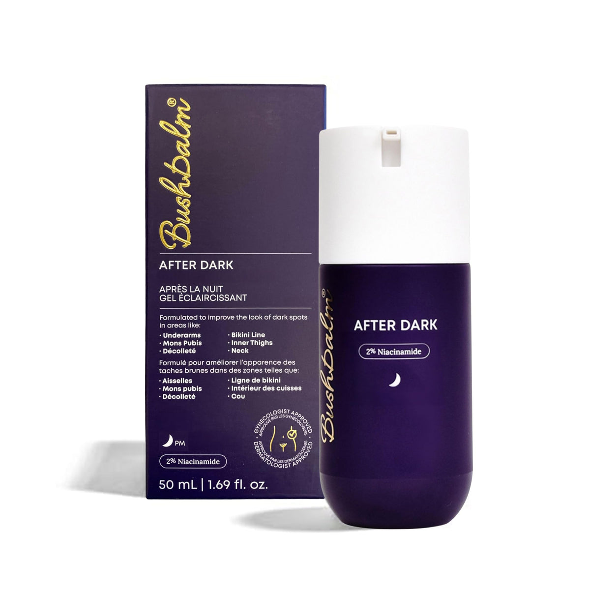 Bushbalm front packaging showing bottle and label for clear product identification and trust