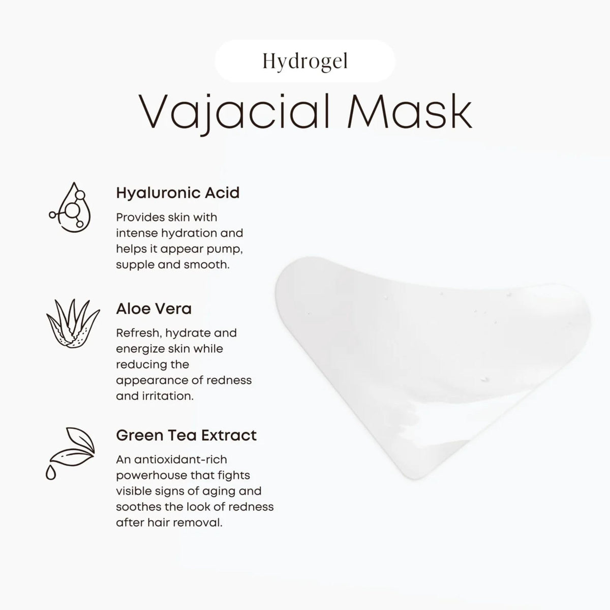 Bushbalm ingredient label detail highlighting hyaluronic acid and aloe soothing benefits