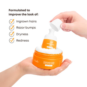 Bushbalm ingrown hair oil 30 ml dropper delivering precise soothing moisturizer
