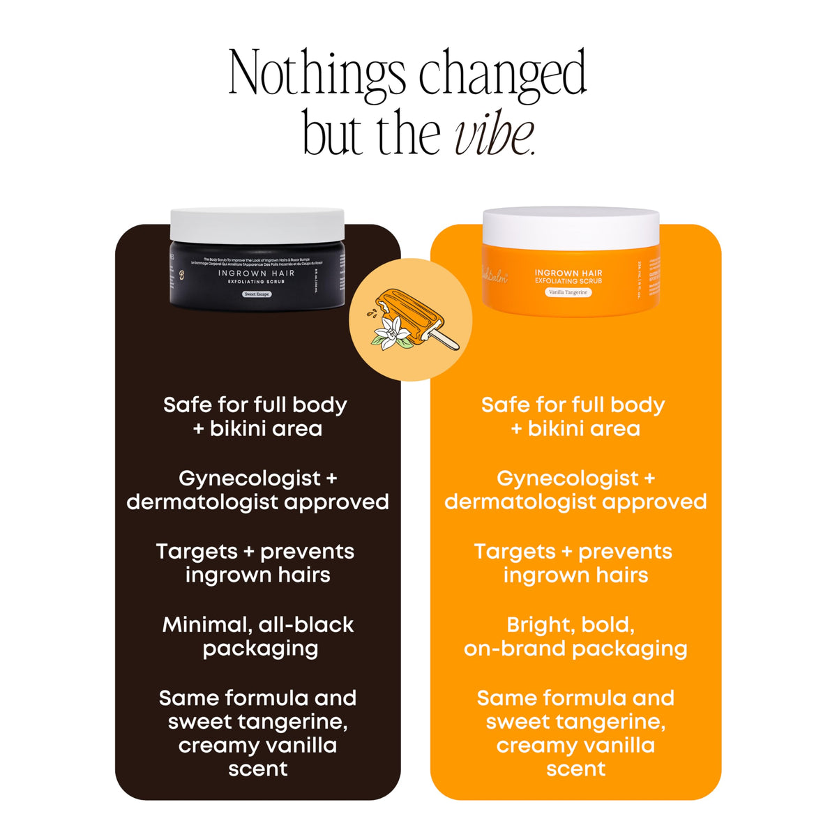 Bushbalm scrub on bathroom vanity with towel showing lifestyle use and soothing routine