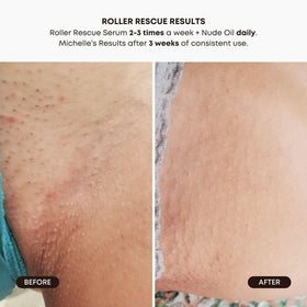 Bushbalm Nude Scrub sugar-grain texture revealing gentle exfoliation and softening
