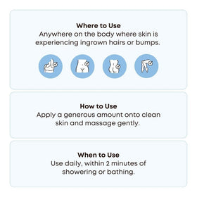 Bushbalm oil being applied after shower illustrating quick post-shower absorption