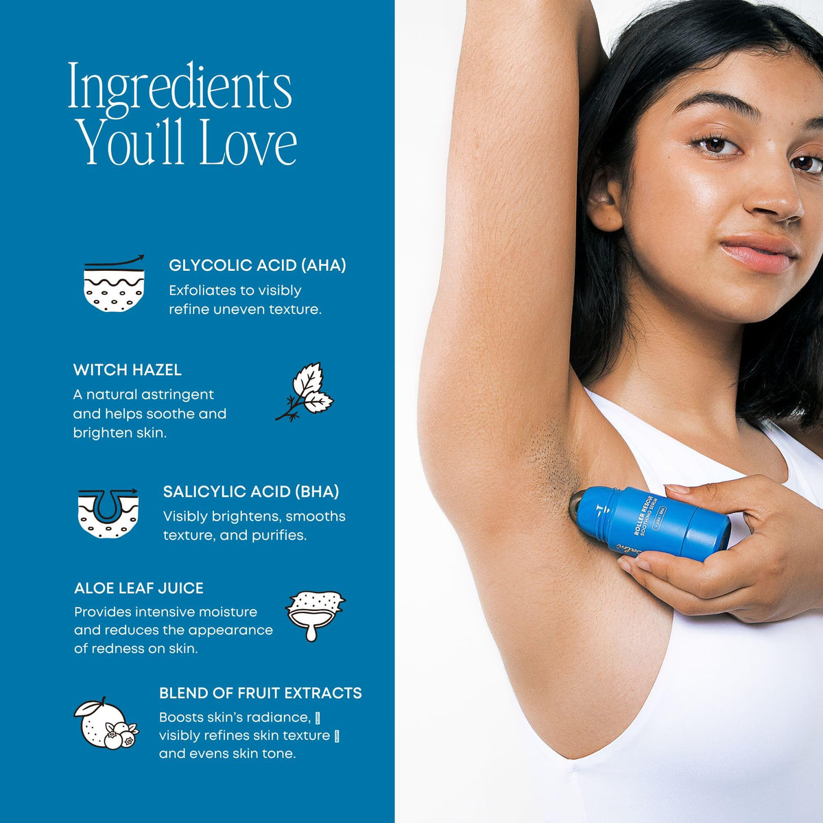 Bushbalm box with vegan and cruelty-free icons signaling ethical formulation
