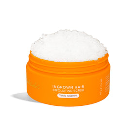 Bushbalm front packaging showing Vanilla Tangerine label and volume - clear product view benefits