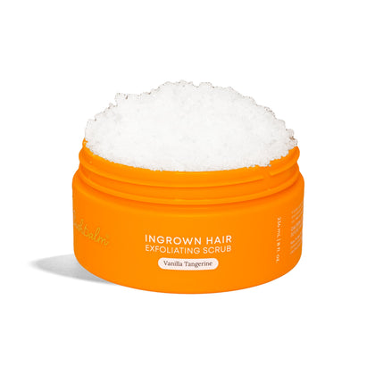 Bushbalm front packaging showing Vanilla Tangerine label and volume - clear product view benefits