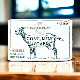 Buster & Bella's soap in use producing rich lather for effective, comfortable cleansing