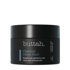 buttah jar front view showing label and compact packaging for easy travel