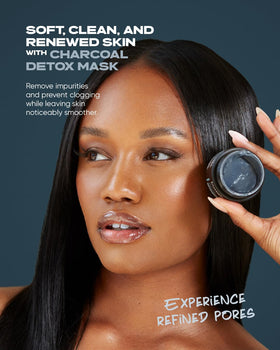 buttah charcoal mask creamy-black texture close-up showing smooth spreadability