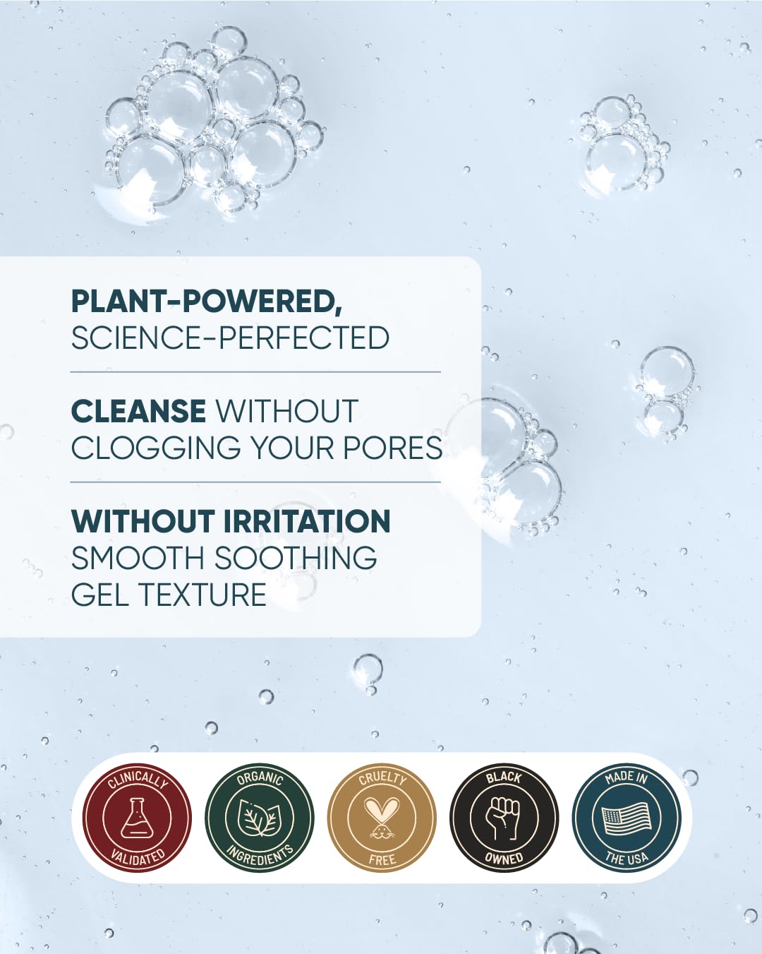 buttah cleanser in hand showing 3.4oz size for travel convenience