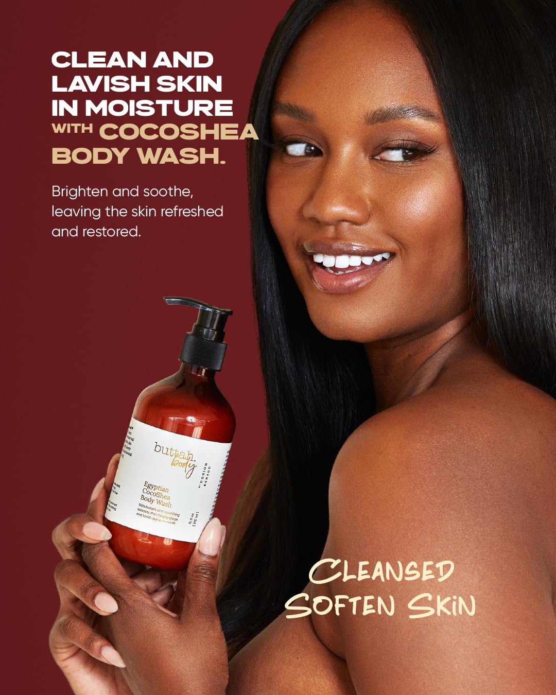 buttah pump dispensing creamy CocoShea for easy use