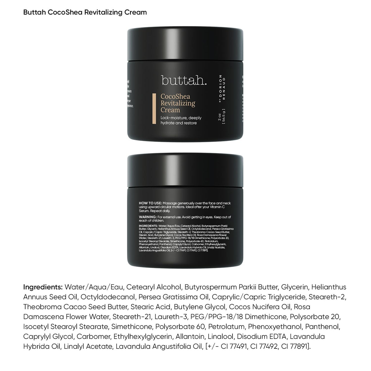 buttah cream texture close-up highlighting rich yet lightweight hydration
