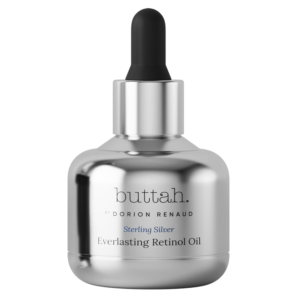 buttah. front bottle shot showing elegant packaging and daily-use appeal