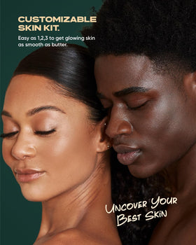 buttah. close-up gel texture highlighting lightweight absorption and non-greasy finish benefit