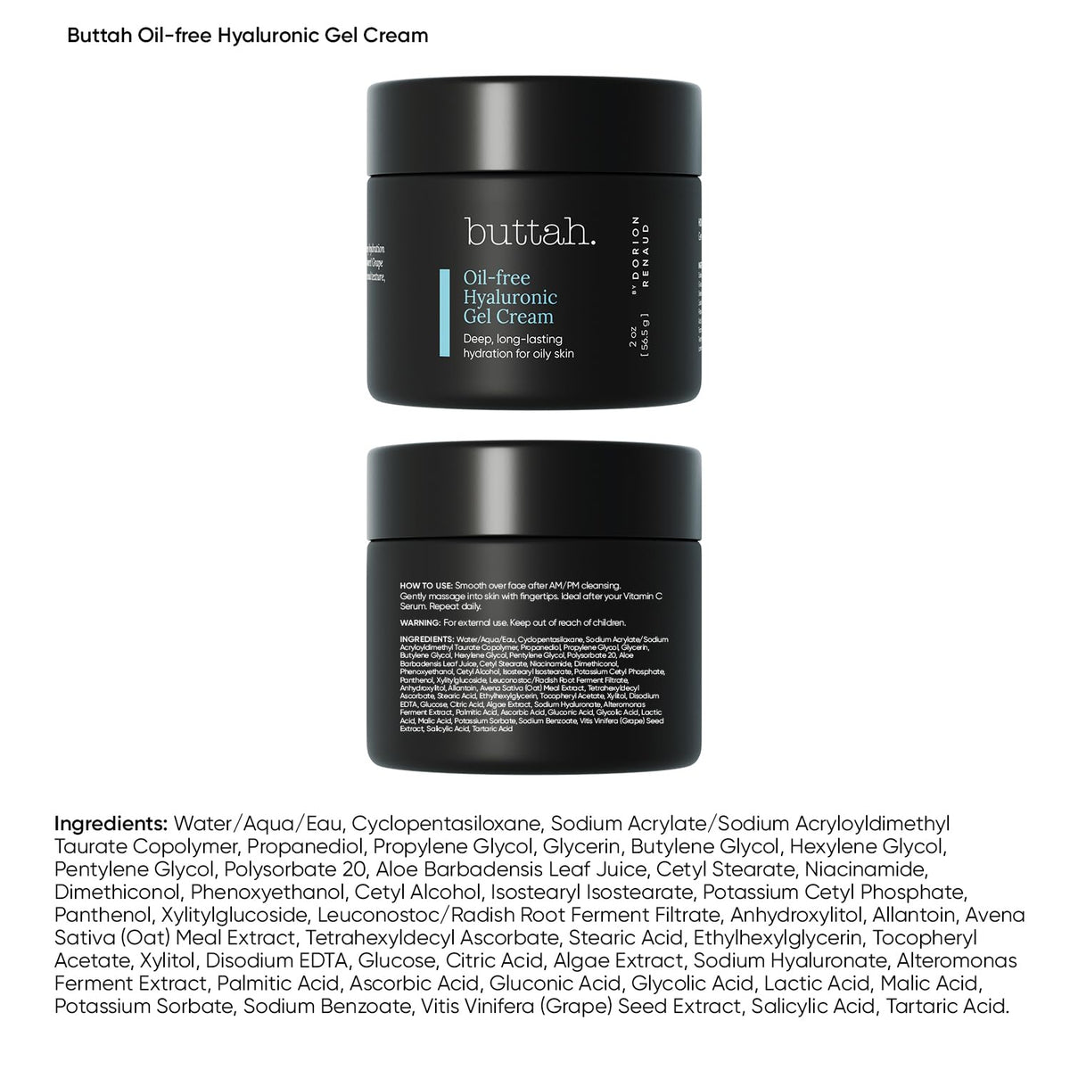 buttah gel cream closeup texture highlighting lightweight hydration