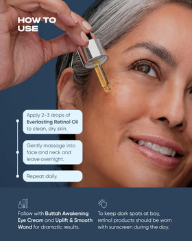 buttah. product on bathroom vanity setting suggesting nightly routine
