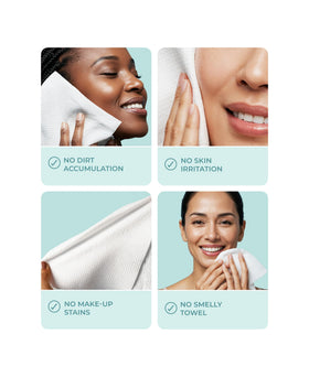 buttah close texture detail highlighting extra-thick soft fibers for gentle cleansing