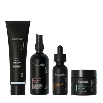 buttah Supreme Kit front packaging showing full four-piece set, ideal starter routine