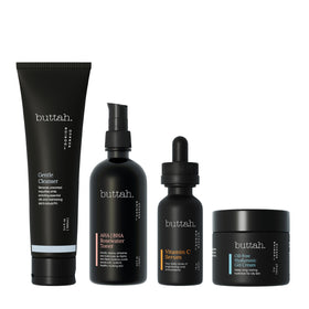 buttah Supreme Kit front packaging showing full four-piece set, ideal starter routine