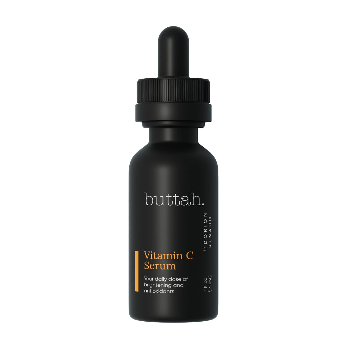 buttah bottle front view showing product and brightening benefits
