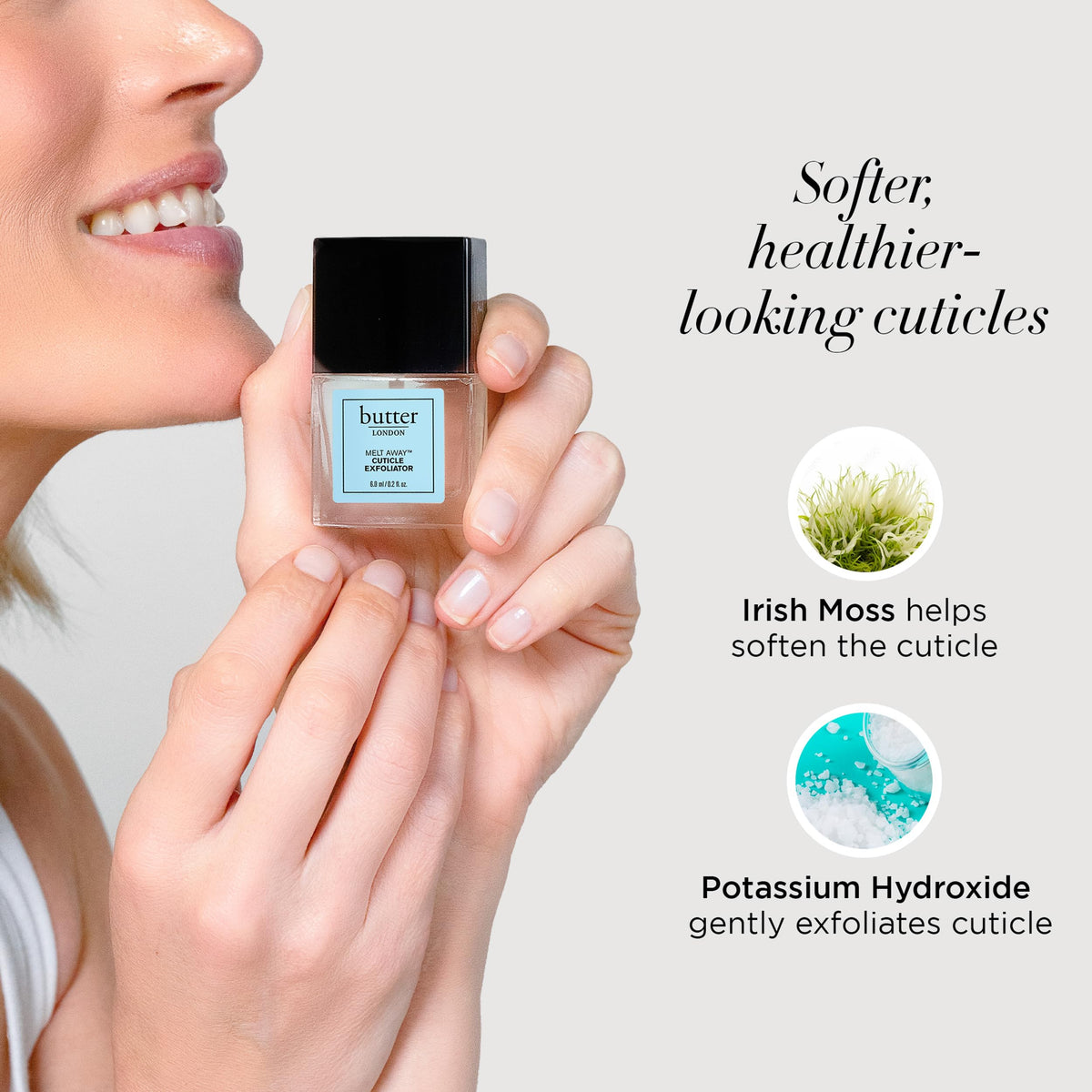 butter LONDON application on finger illustrating easy at-home use