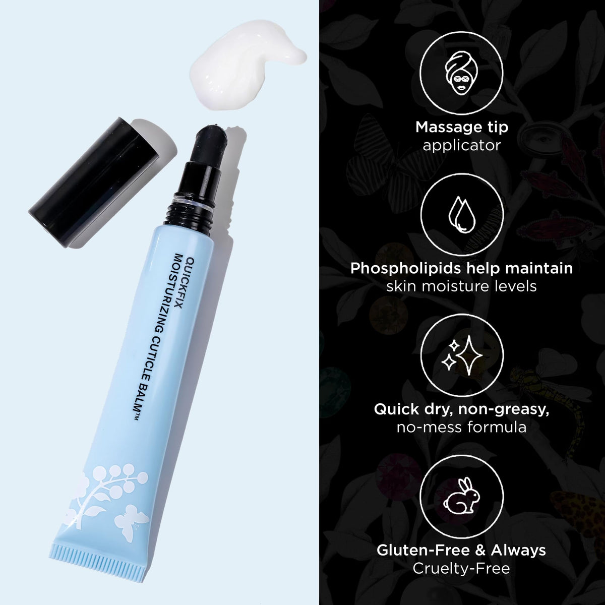 butter LONDON balm texture close-up highlighting creamy formula and moisturizing oils