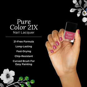 butter LONDON brush stroke of Dearie Me showing smooth application benefit