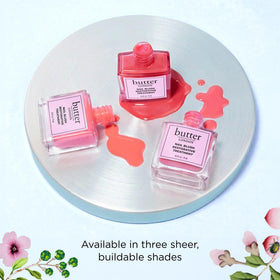 butter LONDON label and ingredient panel highlighting Hibiscus and Hexanal benefits for restorative care