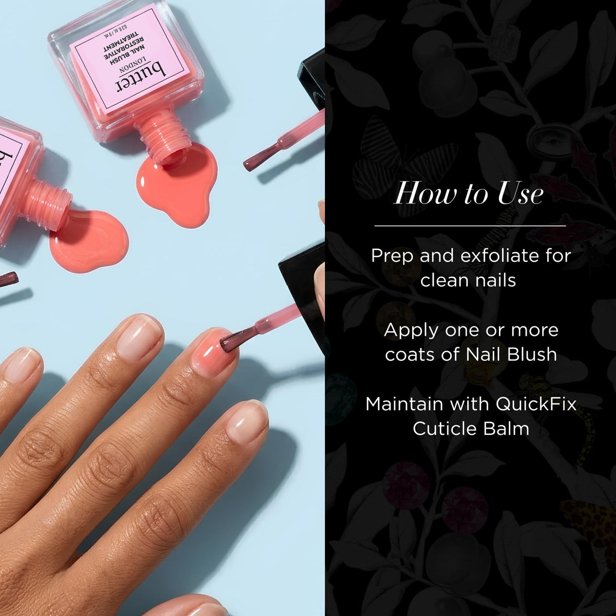 butter LONDON close-up of dewy texture highlighting glossy finish and nourishing formula