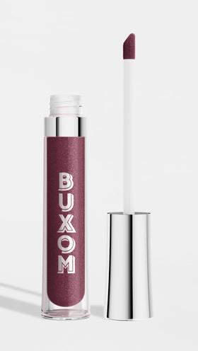 Buxom wand applicator with gloss on tip demonstrating smooth glide